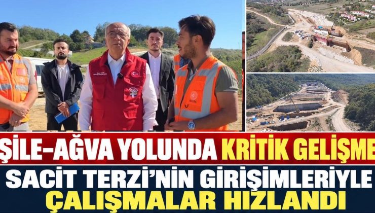 ŞİLE–AĞVA YOLUNDA KRİTİK GELİŞME! SACİT TERZİ’NİN GİRİŞİMLERİYLE ÇALIŞMALAR HIZLANDI