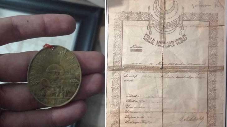 Aile hafızasında yıllarca saklı kaldı: Asker Saçaklı’nın tarihi emaneti