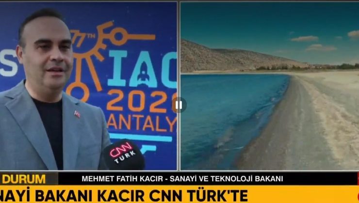 Bakan Kacır CNN Türk’e konuştu: Türkiye uzaya bağımsız erişecek