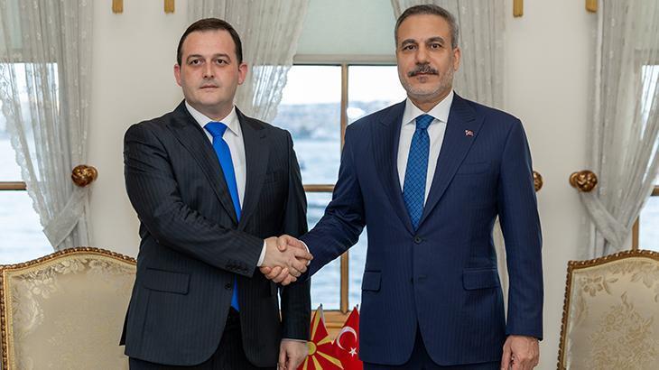 Dışişleri Bakanı Hakan Fidan, Kuzey Makedonya Devlet Bakanı Zeynula’yı kabul etti