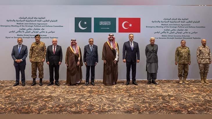 Dışişleri Bakanı Hakan Fidan ve Milli Savunma Bakanı Yaşar Güler, Mekke Ortak Savunma Anlaşması’nın Komite Toplantısı’na katıldı