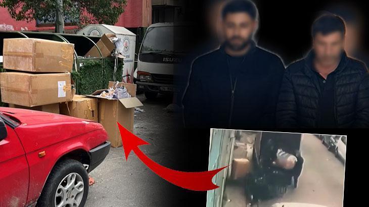 İstanbul’da çöpe bırakılan koliler büyük operasyonu ortaya çıkardı! Olay 3 ilçeye yayıldı