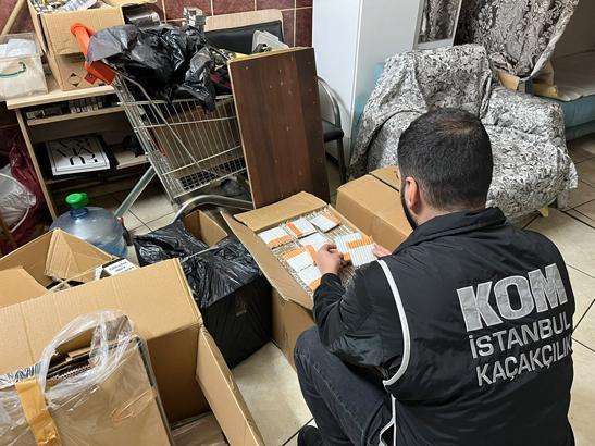 İstanbul’da kaçak tütün operasyonu! 12 şüpheli yakalandı