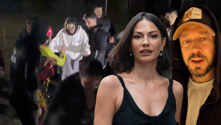 İşte kurtarılma anları! Demet Özdemir ve Murat Boz stüdyoda mahsur kaldı