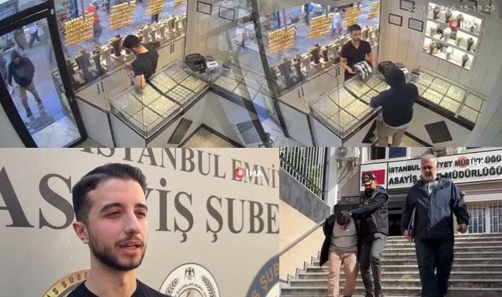 Kuyumcuyu soymaya geldi, tezgahtarın tuzağına düştü! 5 milyonluk liralık hüsran