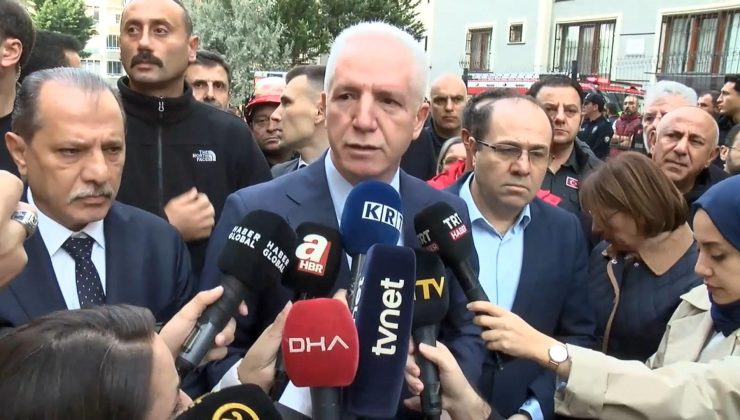 Maltepe’de 7 katlı binanın 3 katı çöktü! Vali Gül: 12 kişinin 5’i kurtarıldı