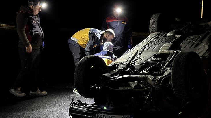 Nevşehir’de devrilen otomobilin sürücüsü hayatını kaybetti