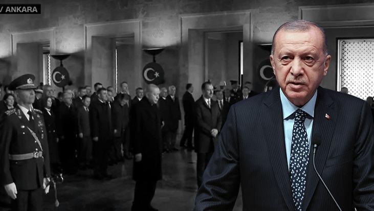 Son dakika… 29 Ekim Cumhuriyet Bayramı! Cumhurbaşkanı Erdoğan ve devlet erkanı Anıtkabir’i ziyaret etti