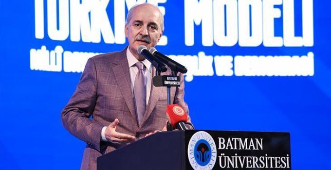 TBMM Başkanı Numan Kurtulmuş: İsrail, seçimi bahane ederek Filistinlilere karşı zulmünü sürdürüyor