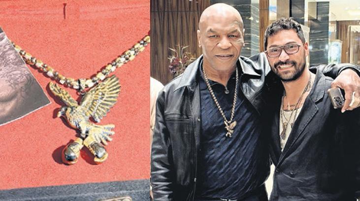 Tyson’a kolye hediye etti